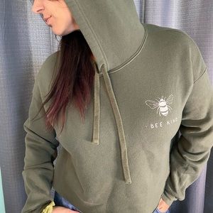 Bella + Canvas crop hoodie